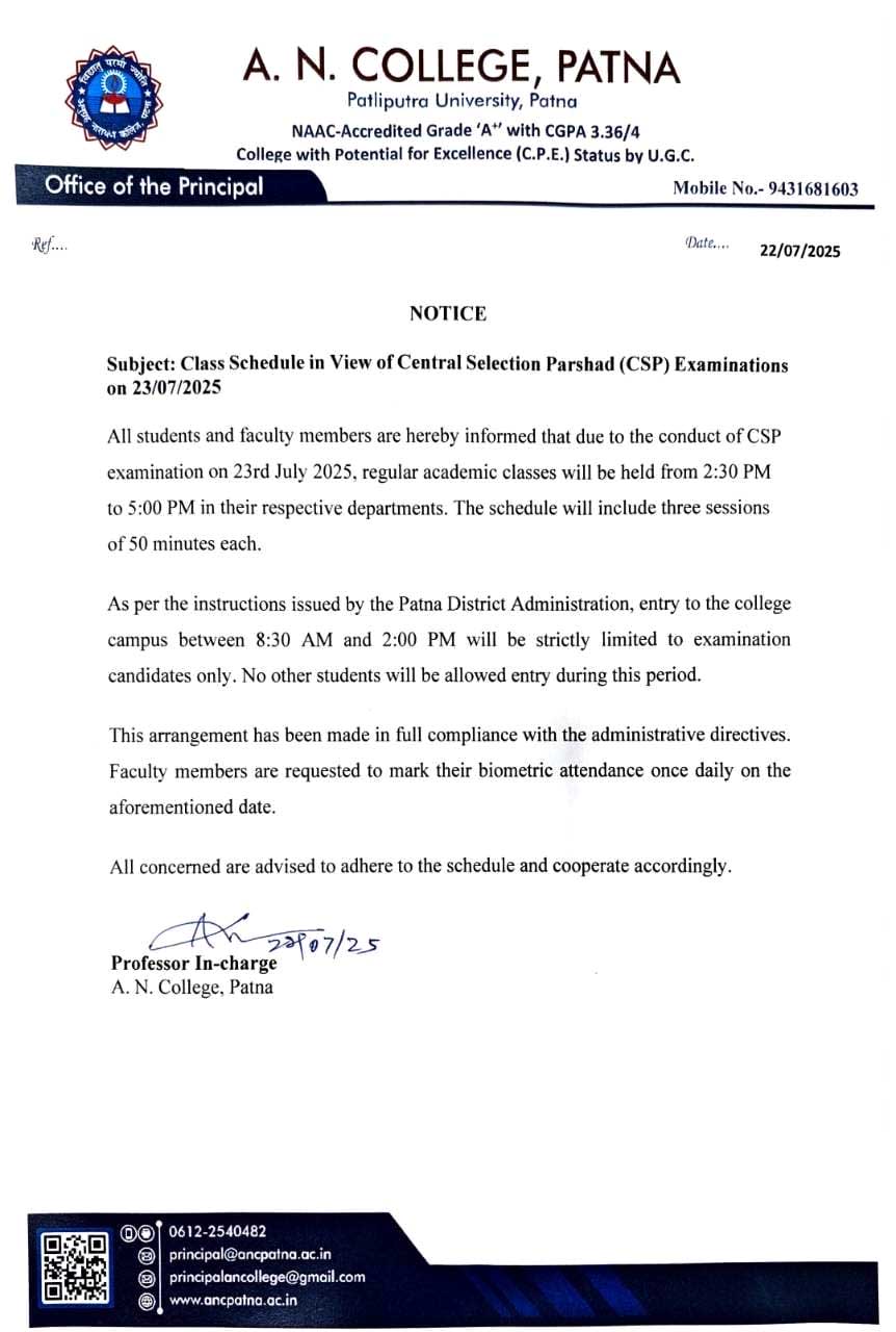 Notice