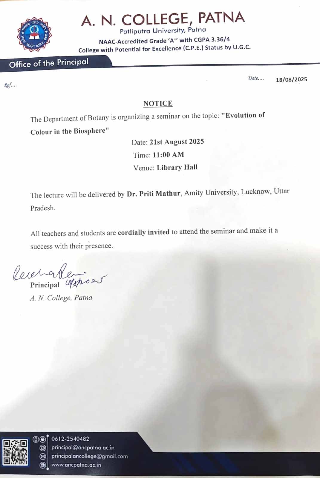 Notice
