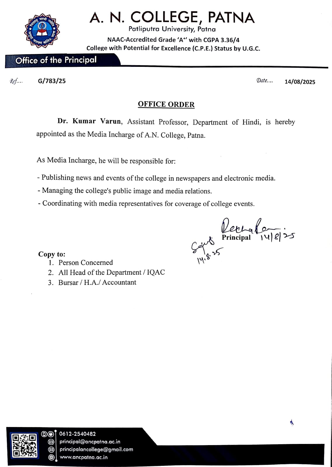 Notice